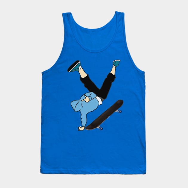 Skateboarding Tank Top by O.M design